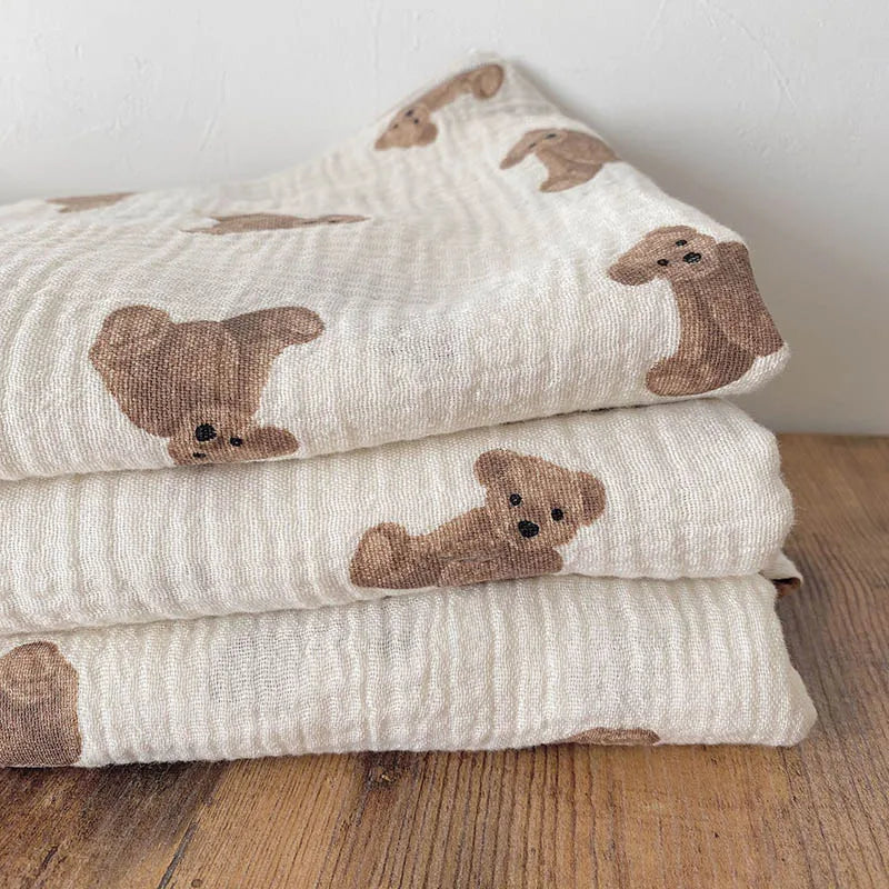 DAAY BABY Bear Print Baby Blankets