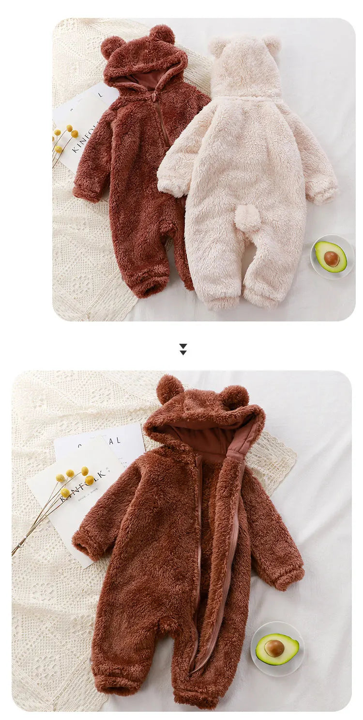 DAAY BABY Winter Hooded Jumpsuit (Bear)