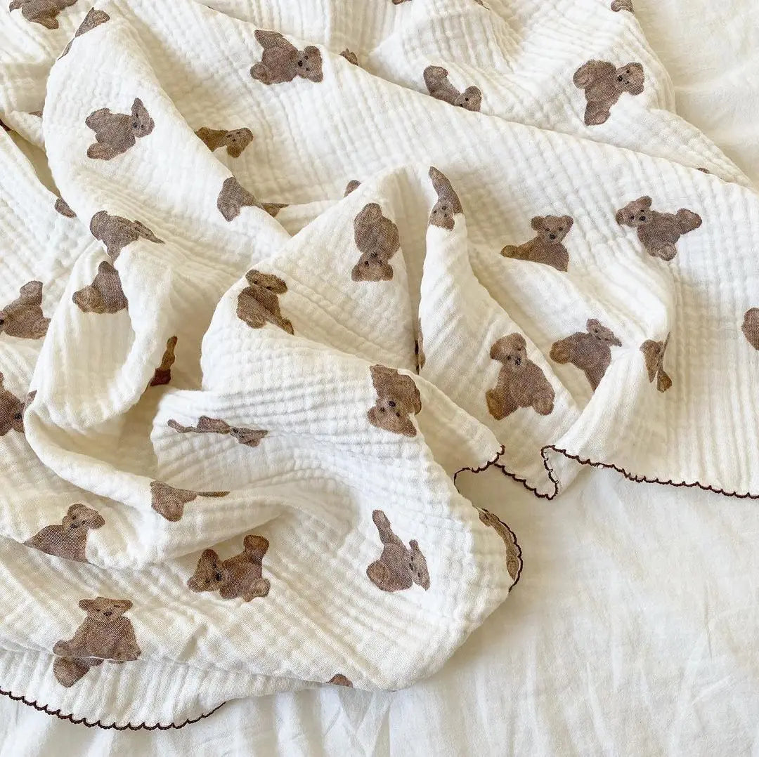 DAAY BABY Bear Print Baby Blankets