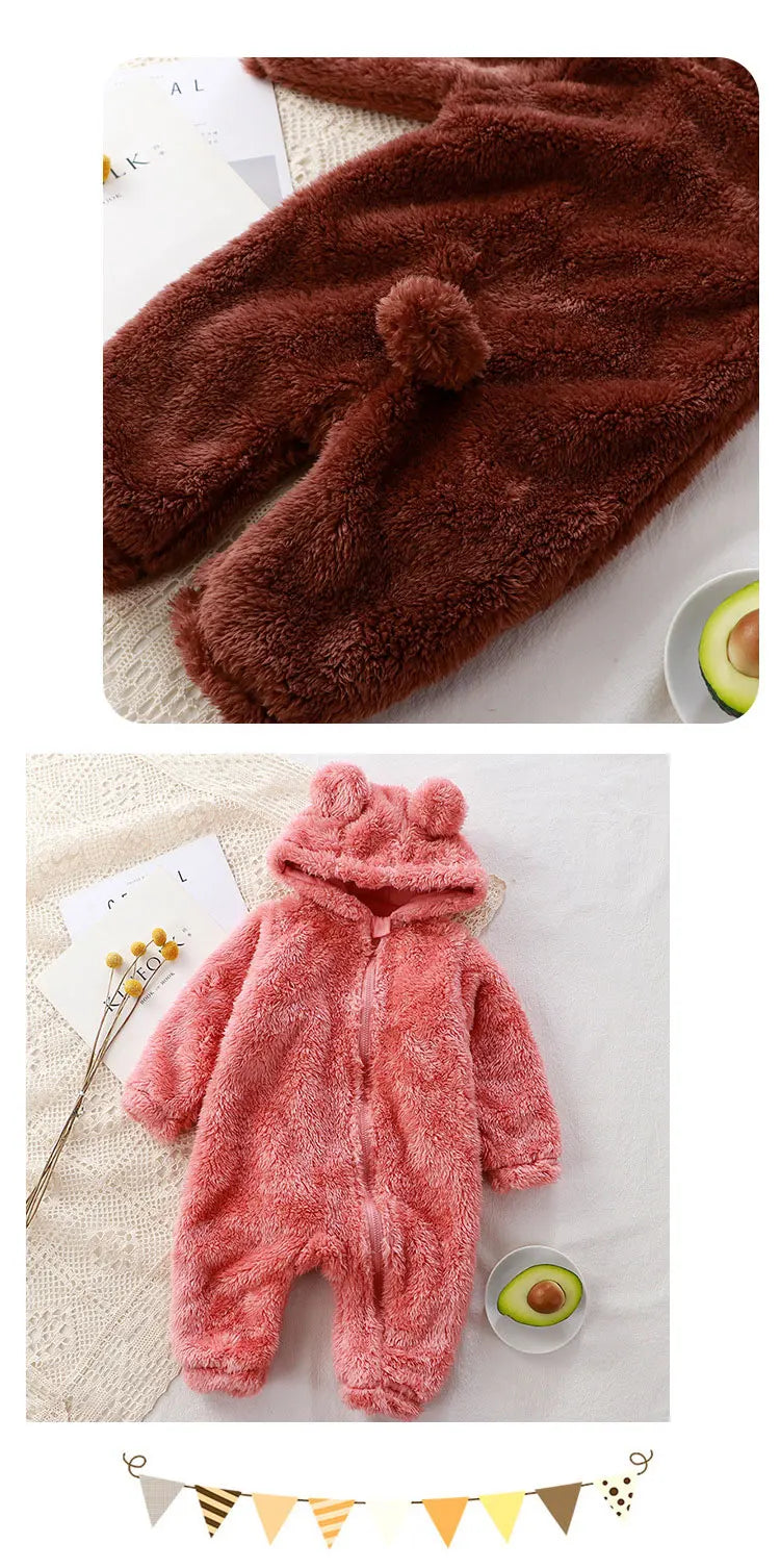 DAAY BABY Winter Hooded Jumpsuit (Bear)