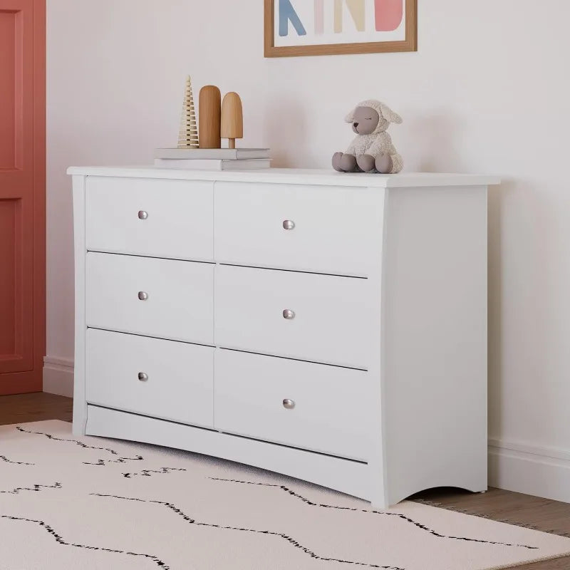 DAAY BABY Nursery 6 Drawer Double Dresser