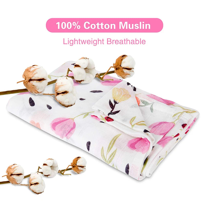 DAAY BABY Muslin Cotton Blanket Car Seat Cover