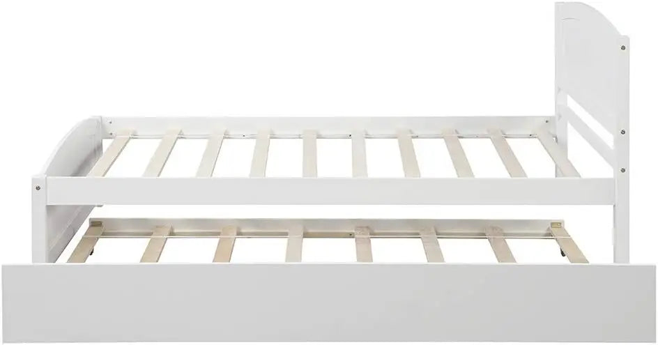 DAAY BABY Twin Platform Bed with Trundle