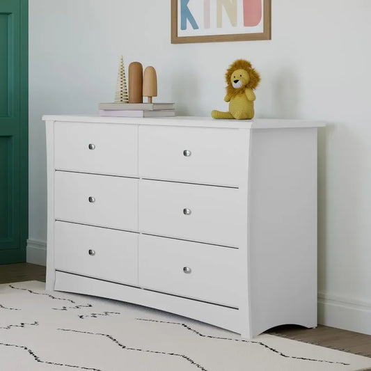 DAAY BABY Nursery 6 Drawer Double Dresser