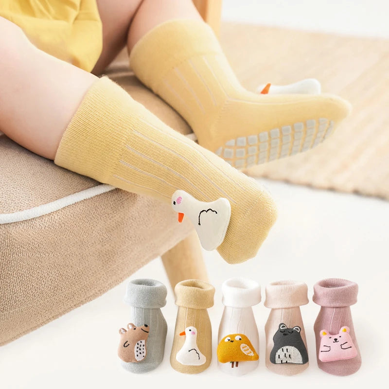 DAAY BABY Anti-slip Socks (5Pairs/Lot Cotton)