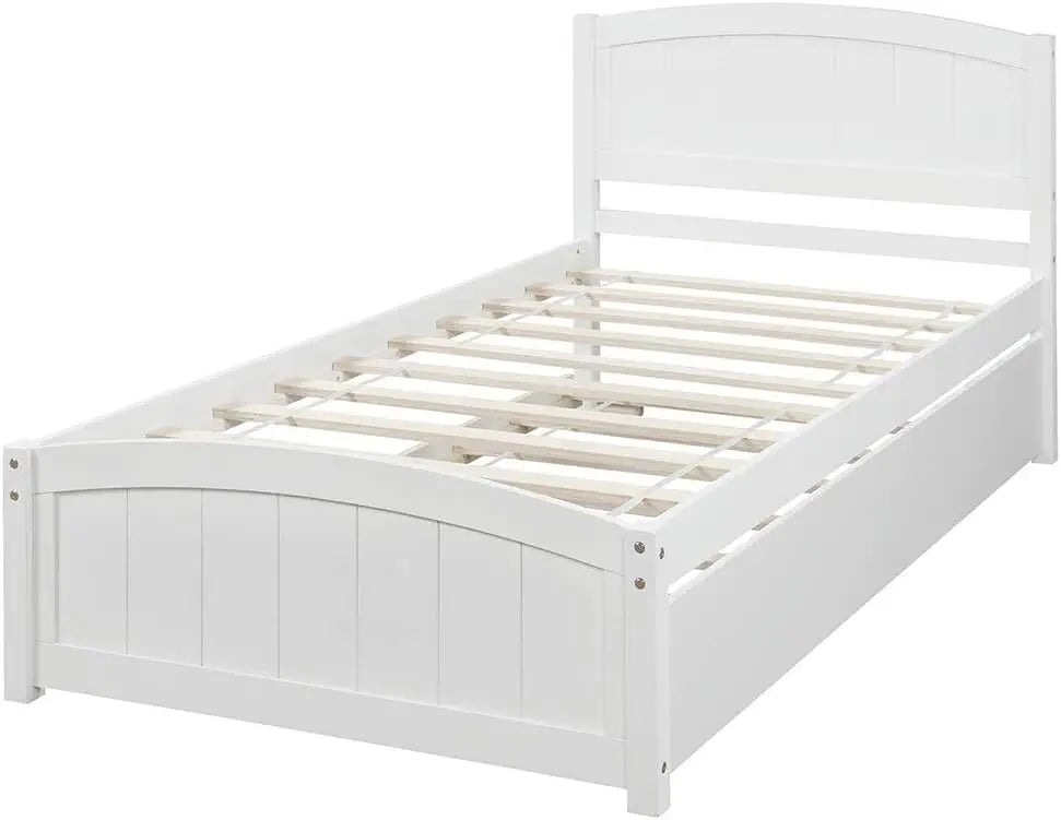 DAAY BABY Twin Platform Bed with Trundle