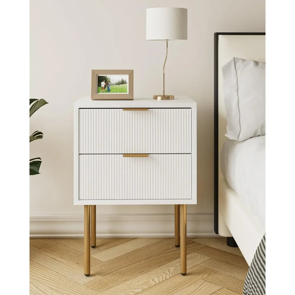 DAAY BABY Classic Nightstand with Gold Legs