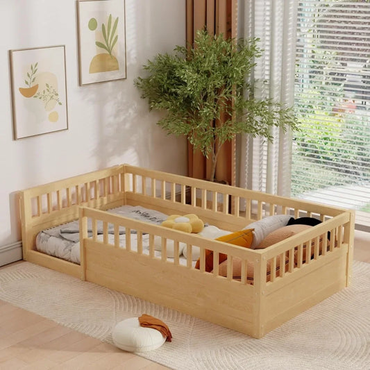 DAAY BABY Montessori Bed Twin Size with Gate