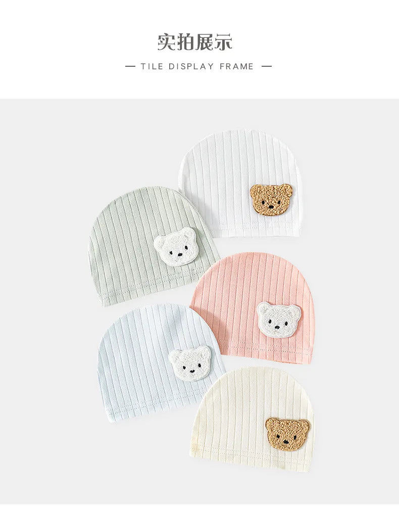 DAAY BABY Muslin Hat (Bear Print)