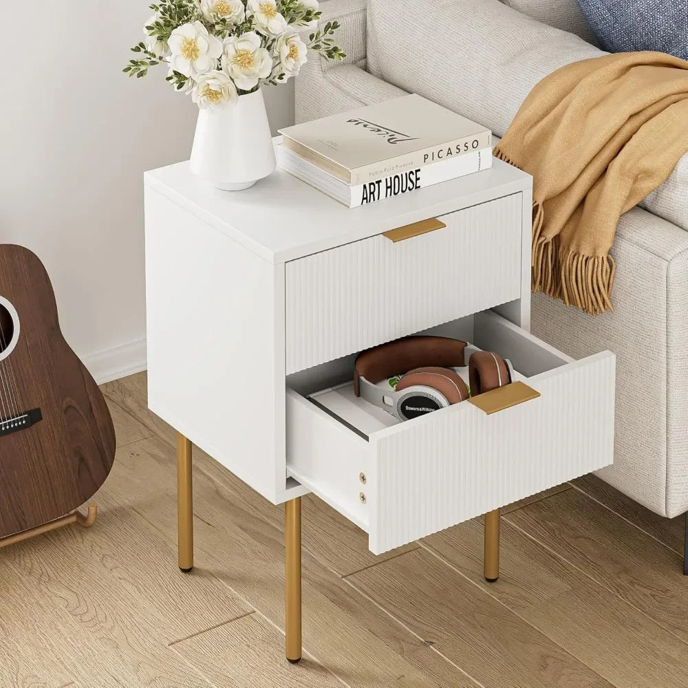 DAAY BABY Classic Nightstand with Gold Legs