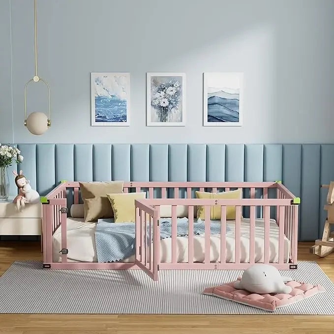 DAAY BABY Montessori Bed Twin Size with Gate