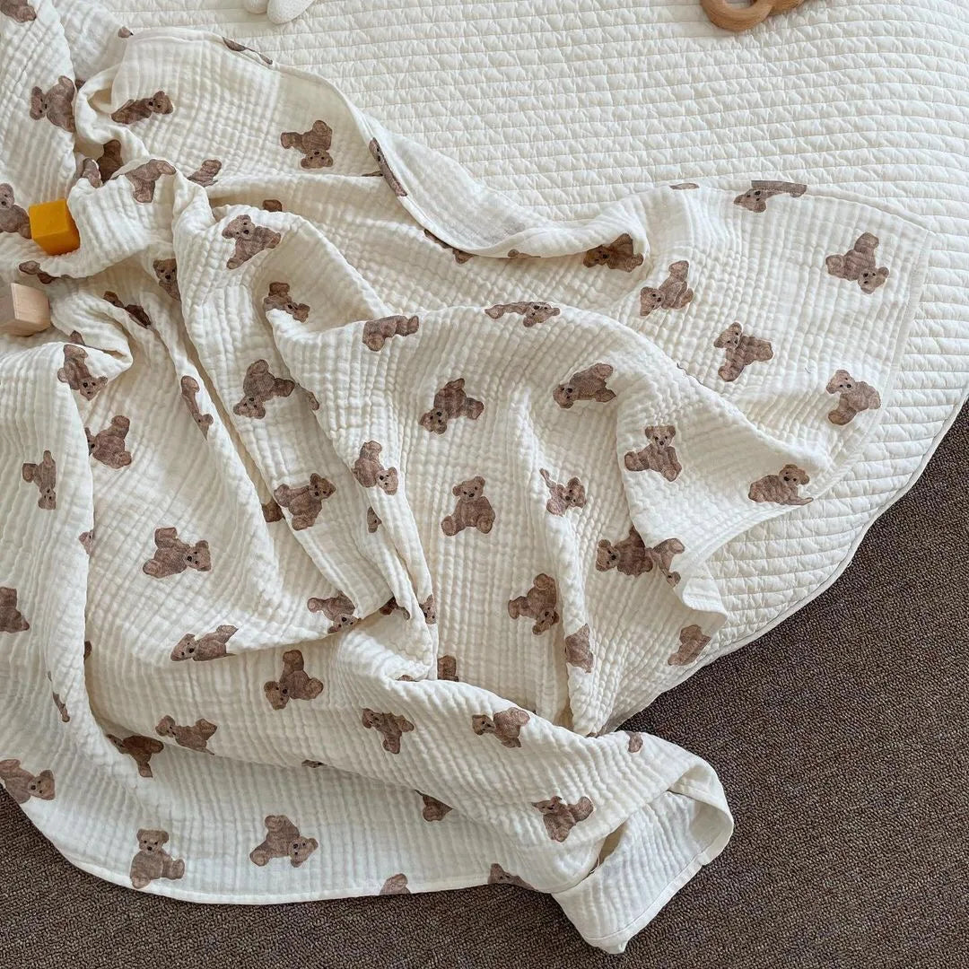 DAAY BABY Bear Print Baby Blankets