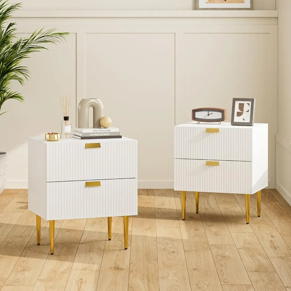 DAAY BABY Classic Nightstand with Gold Legs