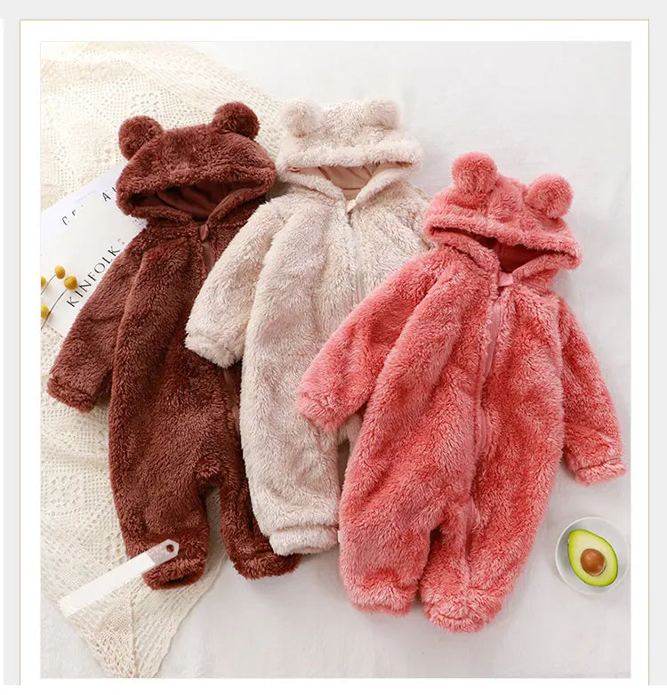 DAAY BABY Winter Hooded Jumpsuit (Bear)