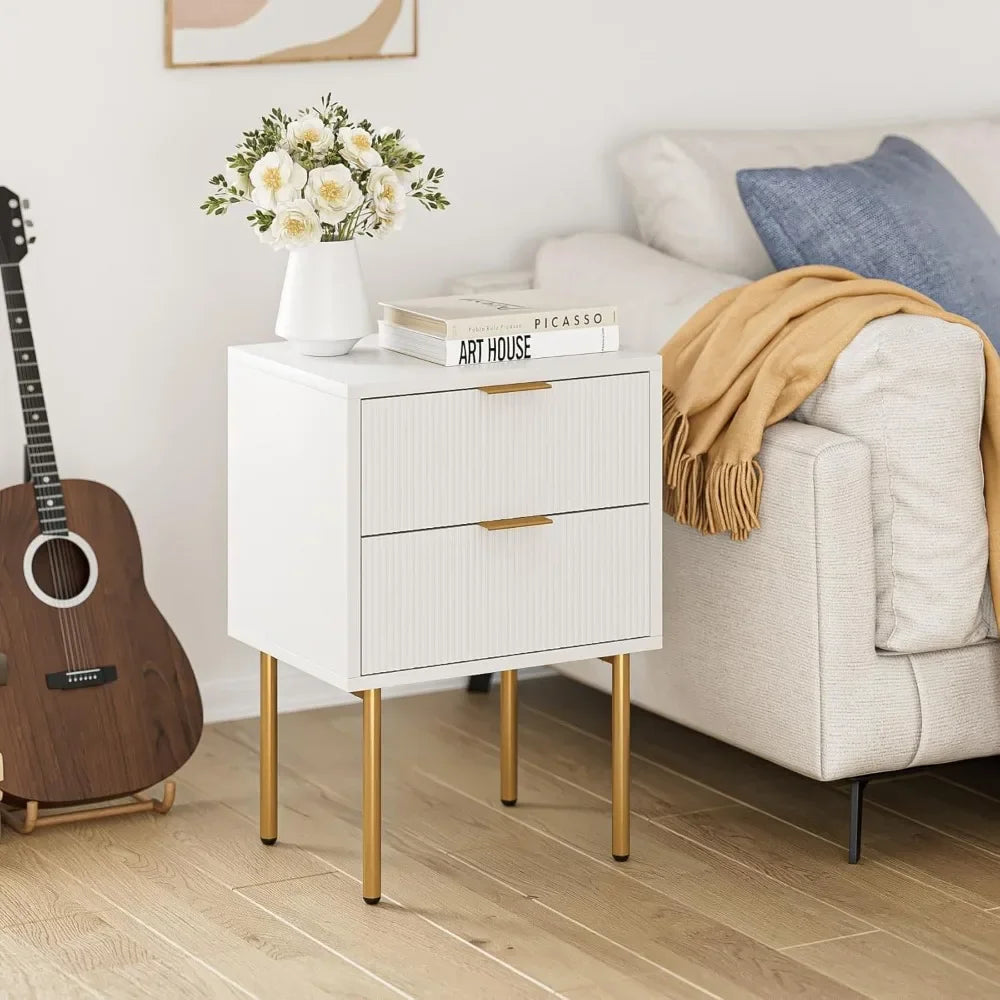 DAAY BABY Classic Nightstand with Gold Legs