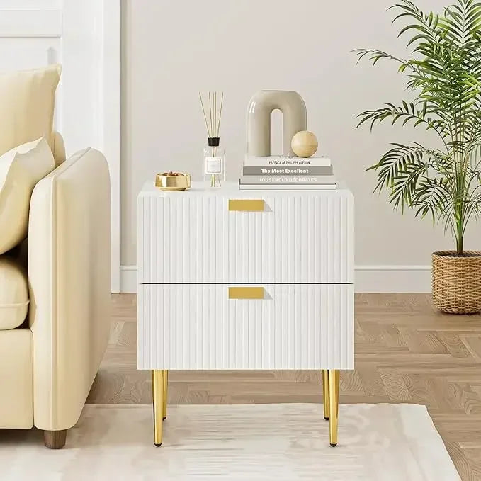 DAAY BABY Classic Nightstand with Gold Legs