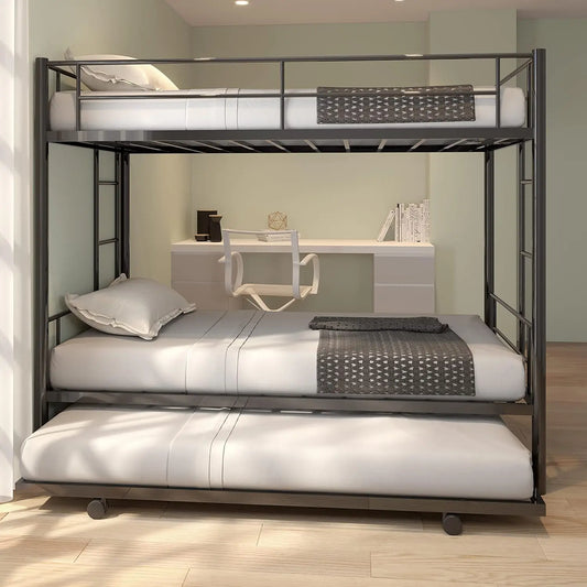 DAAY BABY Twin Over Twin Metal Bunk Bed