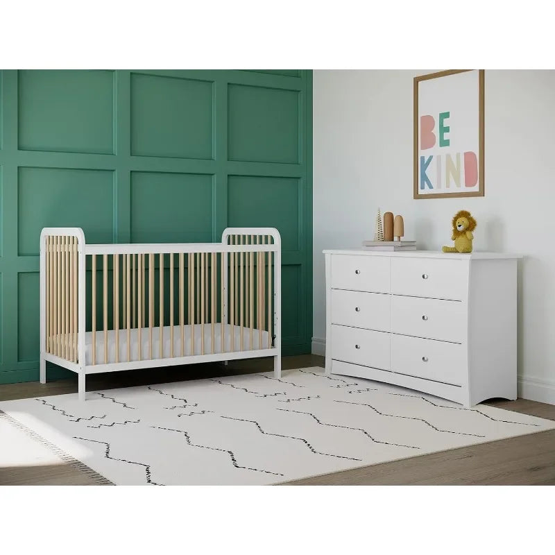 DAAY BABY Nursery 6 Drawer Double Dresser