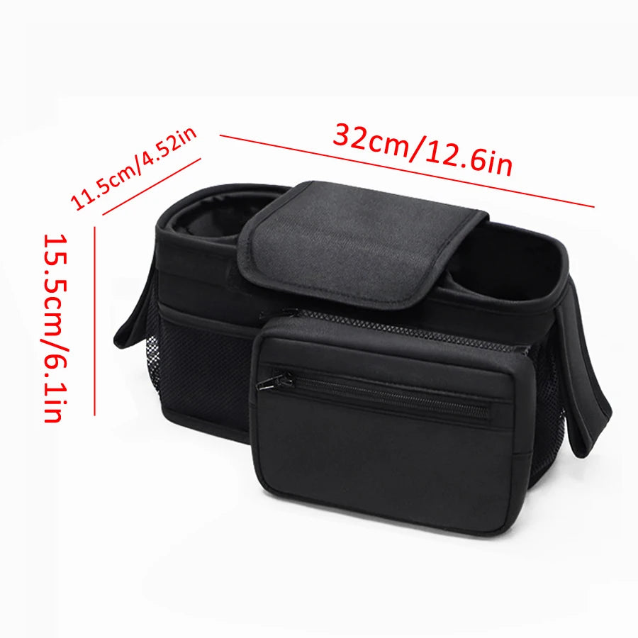 DAAY BABY Stroller Organizer with 2 Insulated Cup Holder