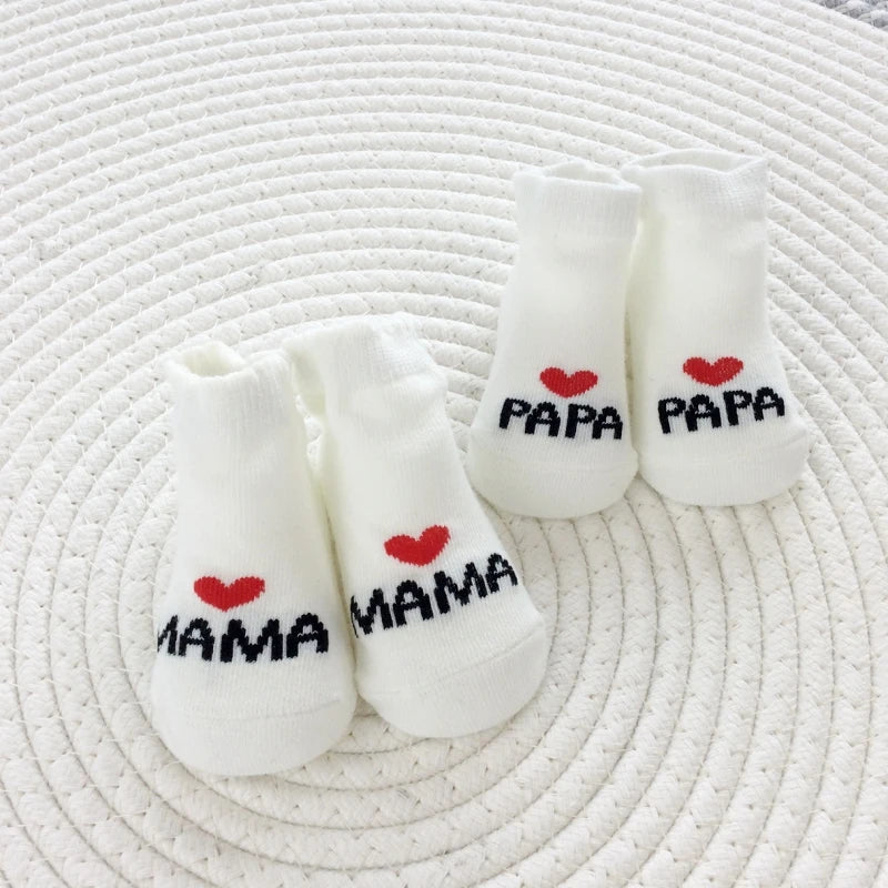 DAAY BABY Mama & Papa Socks (2 Pairs)